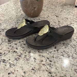CROCS Flip Flops with Small Wedge
